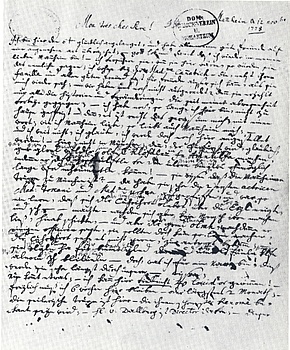 Mozart's letter to his father of November 12, 1778