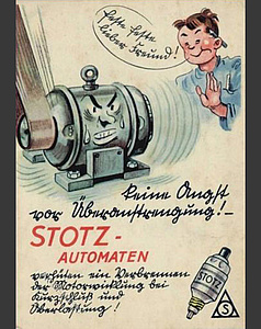 Werbung Stotz-Automat